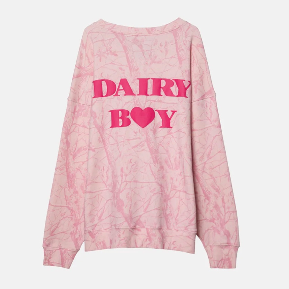 DAIRY BOY PINK CAMO SET (pullover, pants, and zip up)